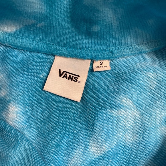 Vans women’s enamel blue quarter sip sweatshirt size small - Picture 2 of 8
